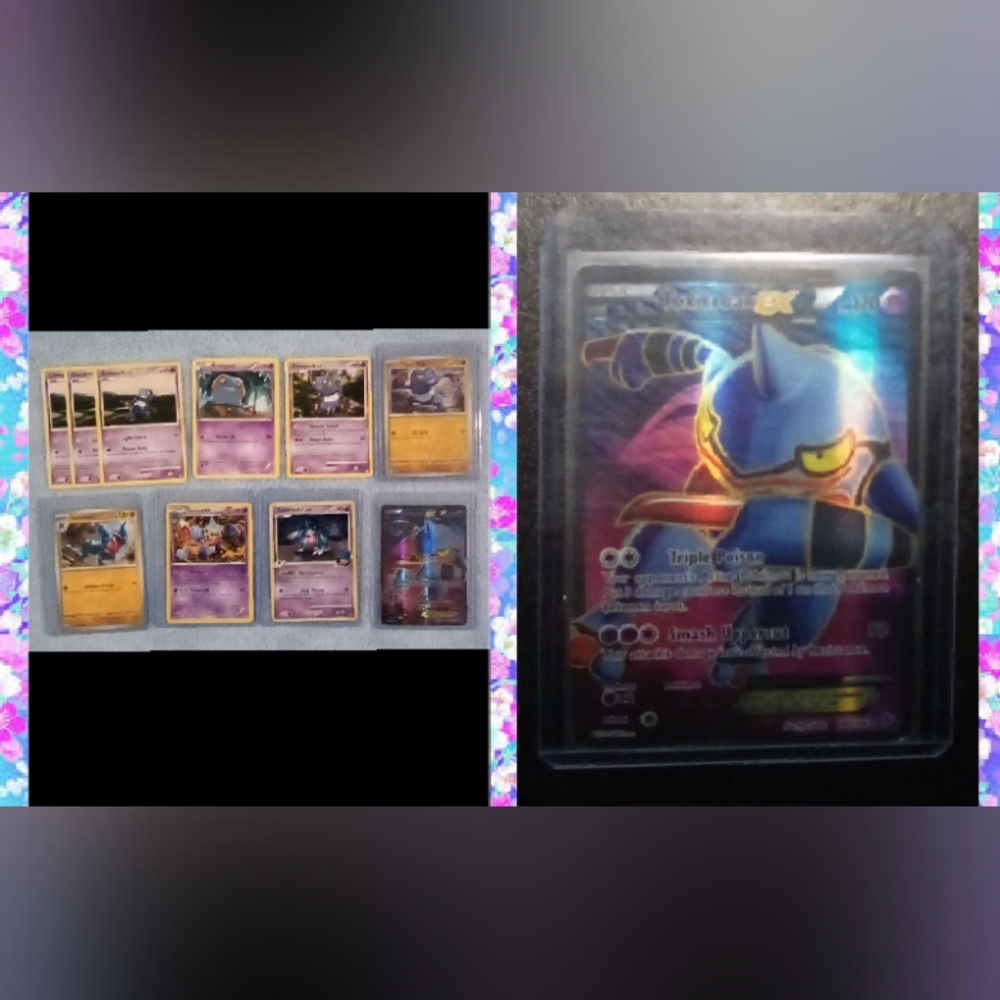 ✨Toxicroak Evolution Pokemon Holo Card Bundle✨